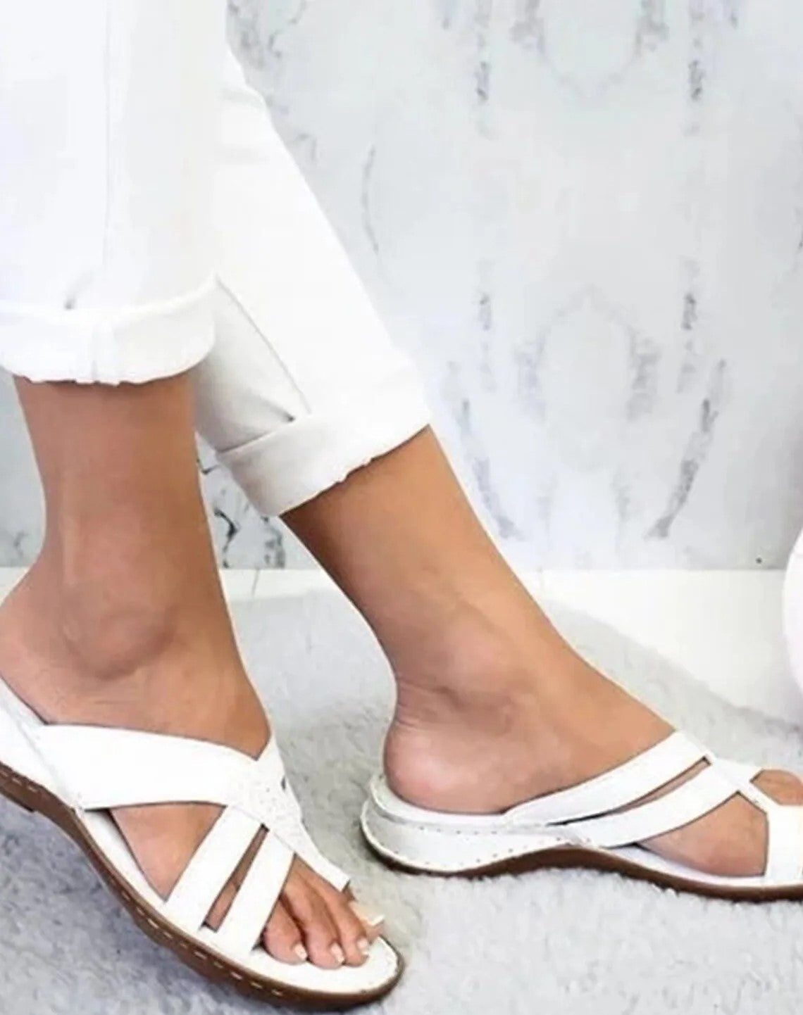 Aroa – Sandales à talon ouvert avec design féminin pour femme