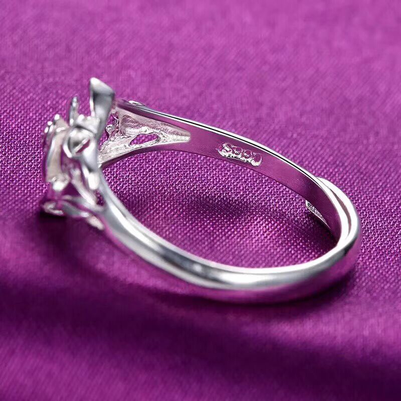 Bague rose ivoire Purity