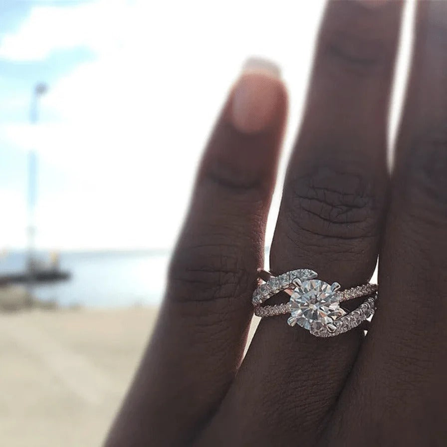 Bague ronde tressée Victorina