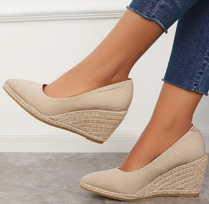 Karla – Espadrilles à plateforme et coin pour femme moderne