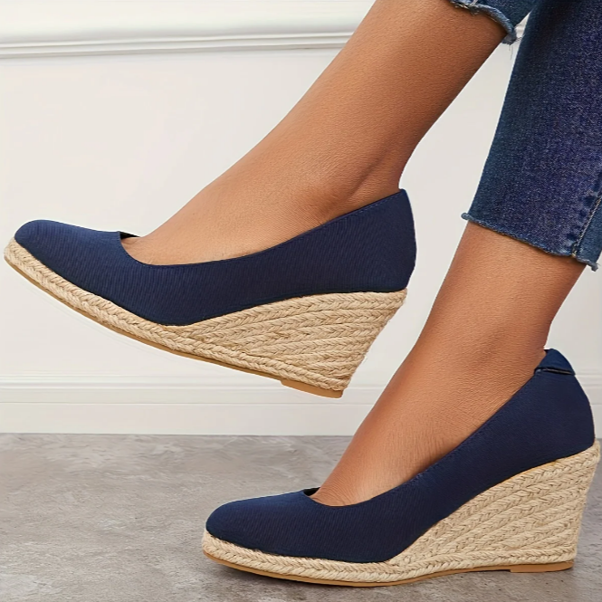 Karla – Espadrilles à plateforme et coin pour femme moderne