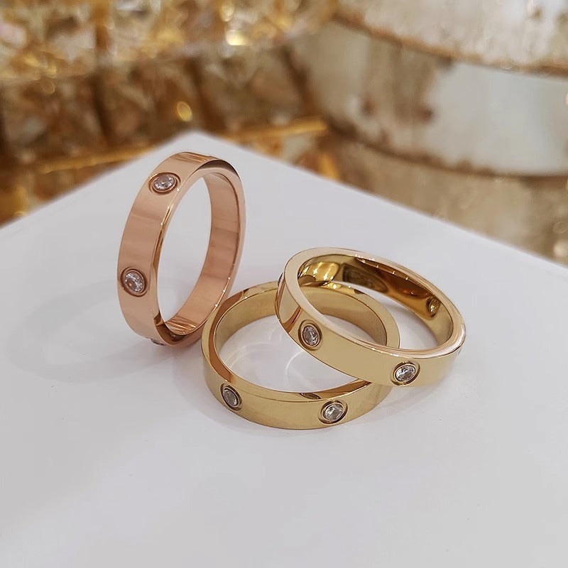 Bague bande Roseane