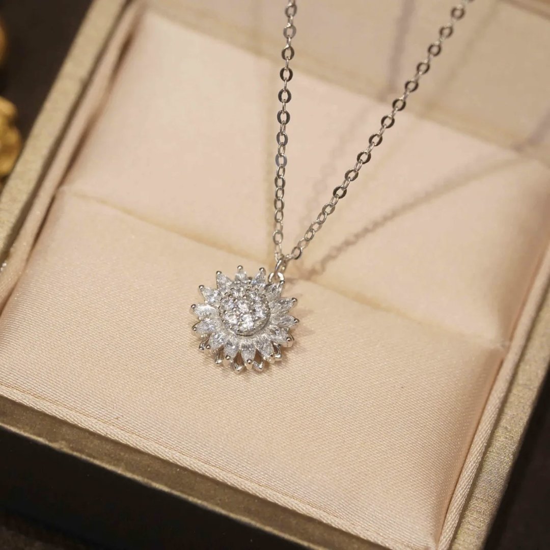 Collier tournant tournesol