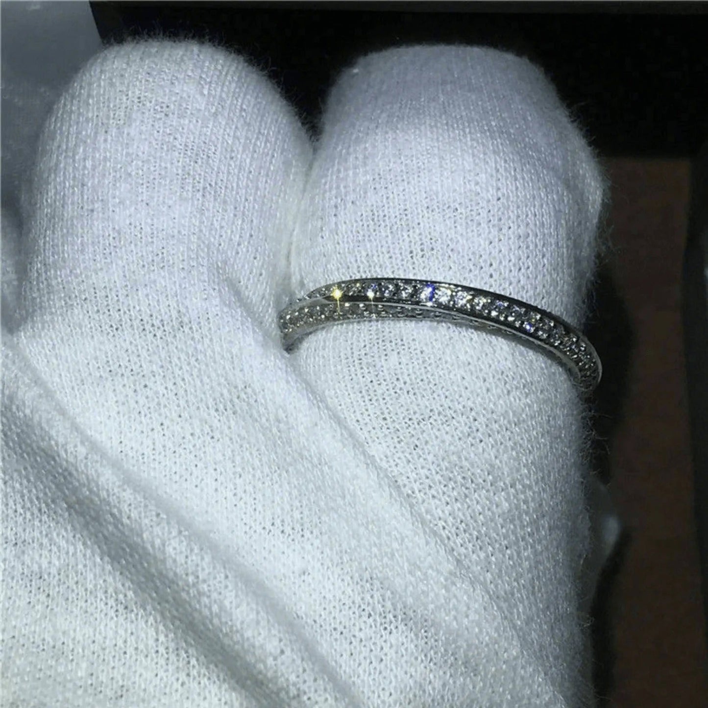 Bague bande tressée Julianne