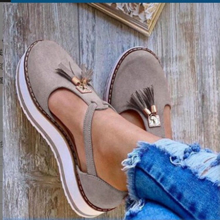 Karla – Sandales décorées avec pompons élégants et polyvalents pour femme