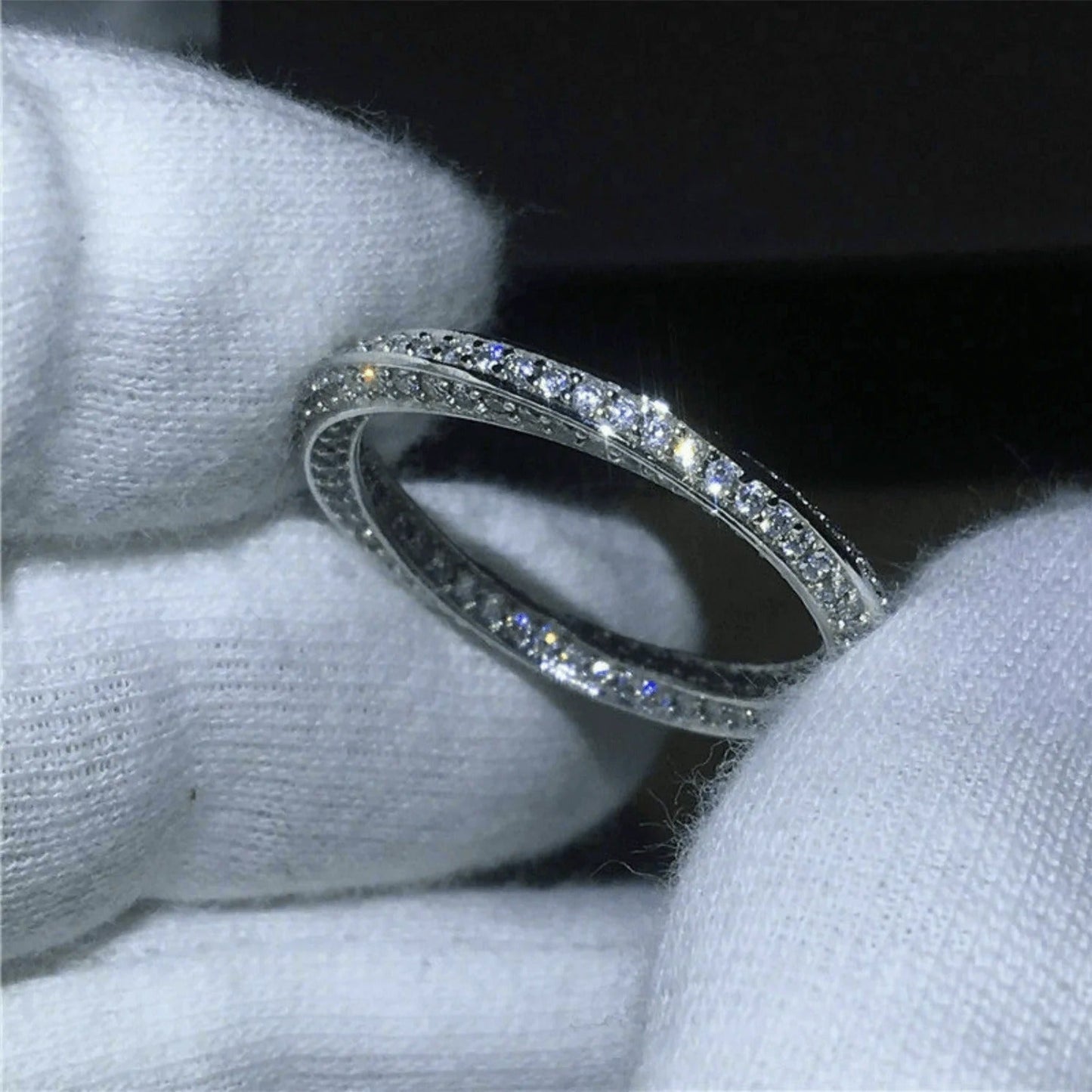 Bague bande tressée Julianne