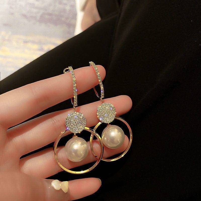 Boucles d'oreilles perles Paola