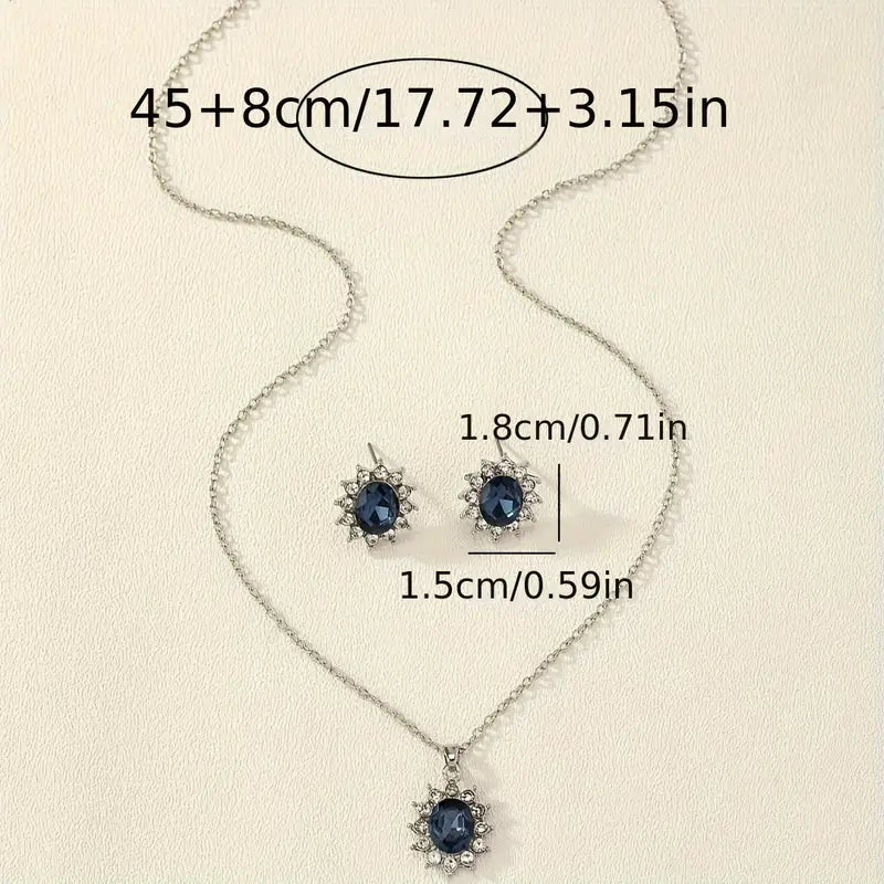 Parure de bijoux Katya Azuryn | Or Blanc