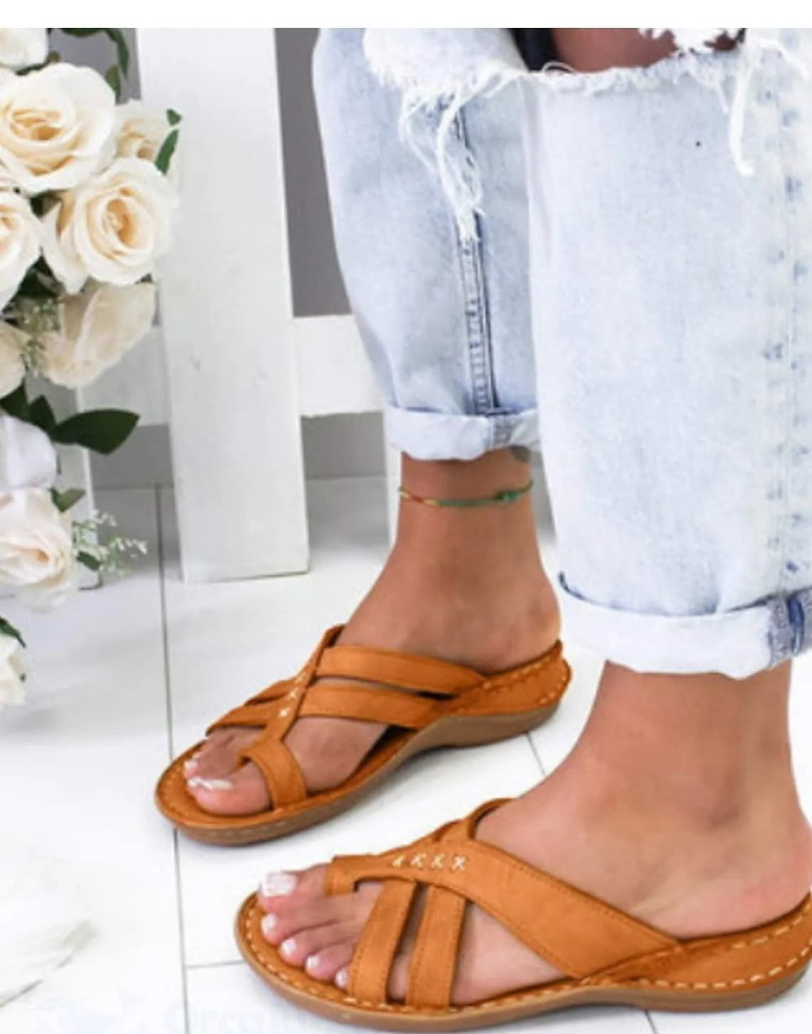 Aroa – Sandales à talon ouvert avec design féminin pour femme