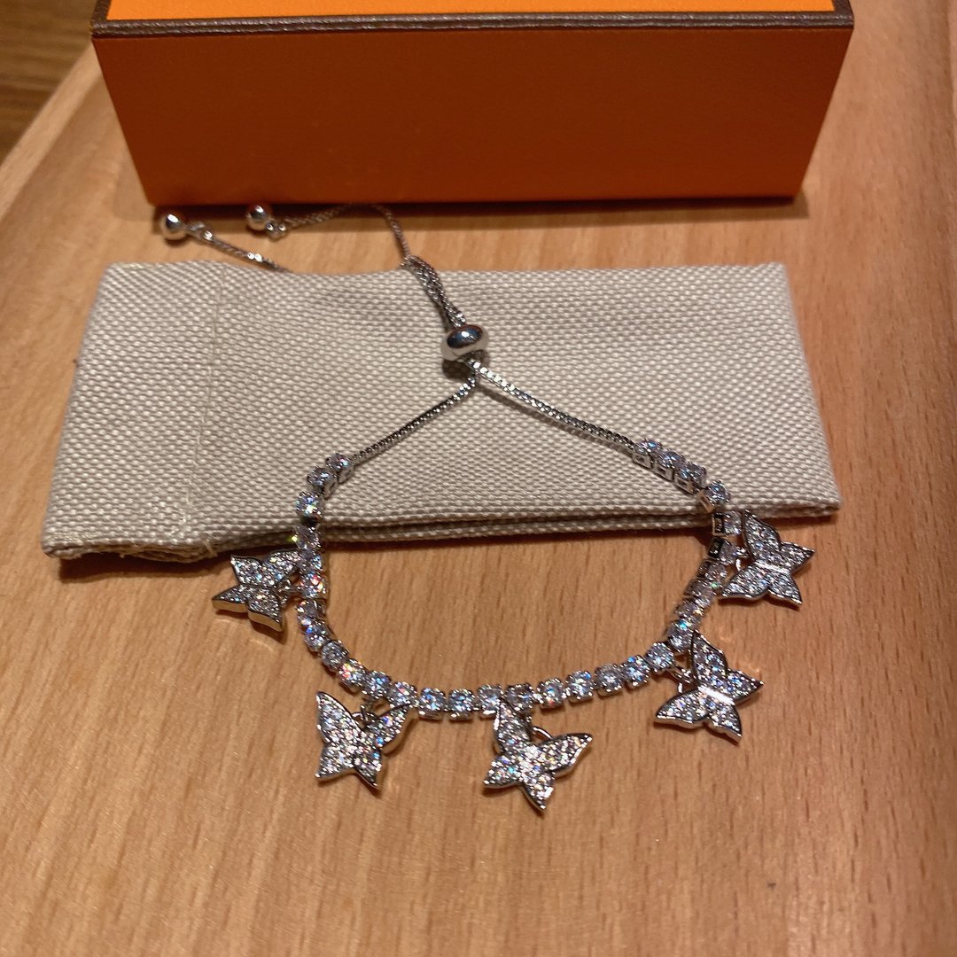 Bracelet tennis papillon Camelia