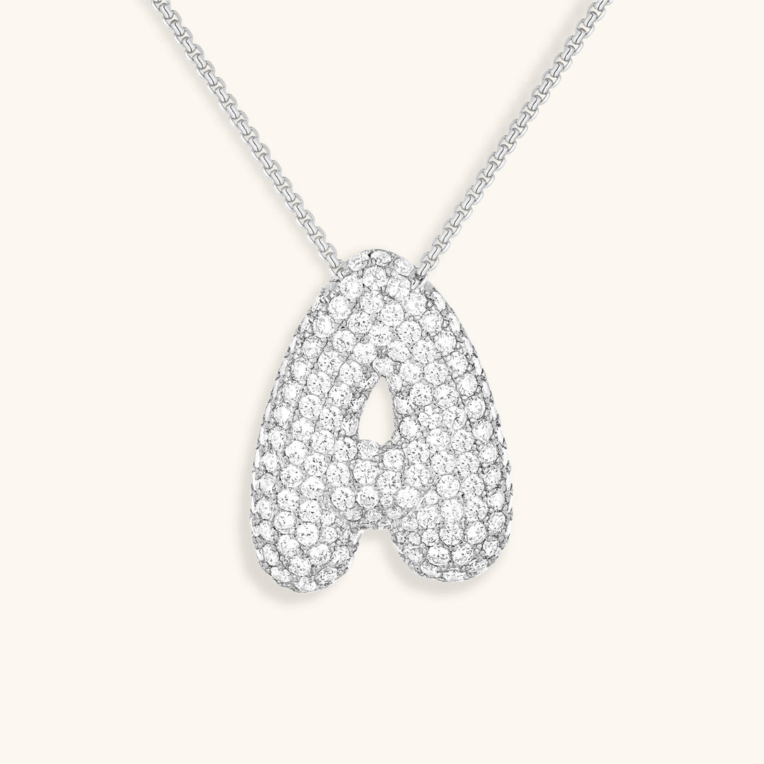 Collier initiale avec bulles Hailey