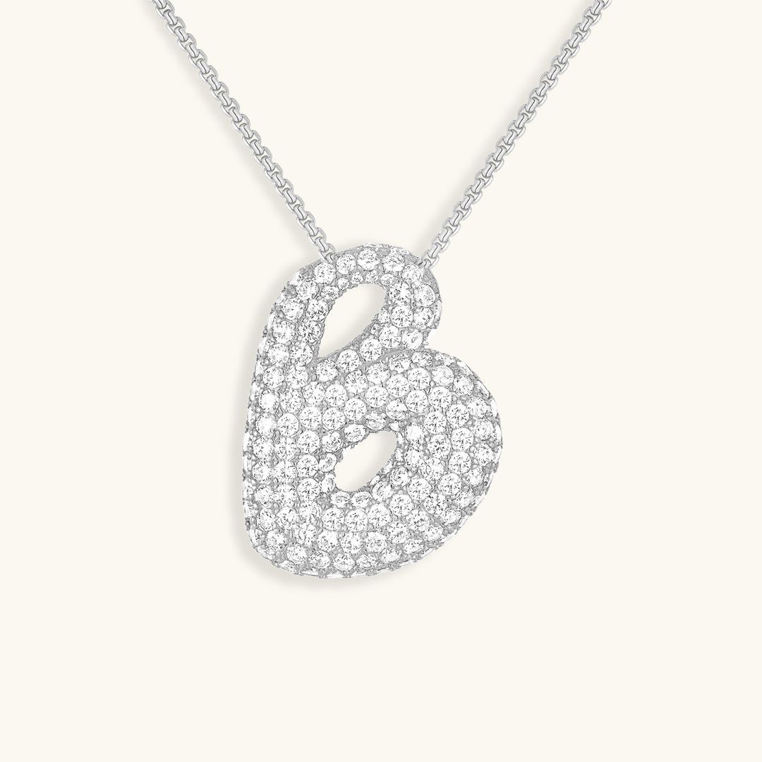 Collier initiale avec bulles Hailey