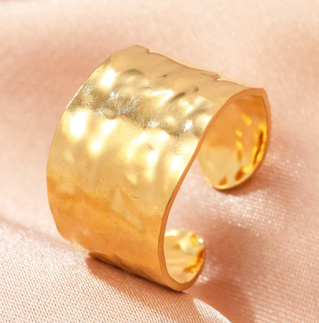 Bague grecque en plaqué or 18 carats