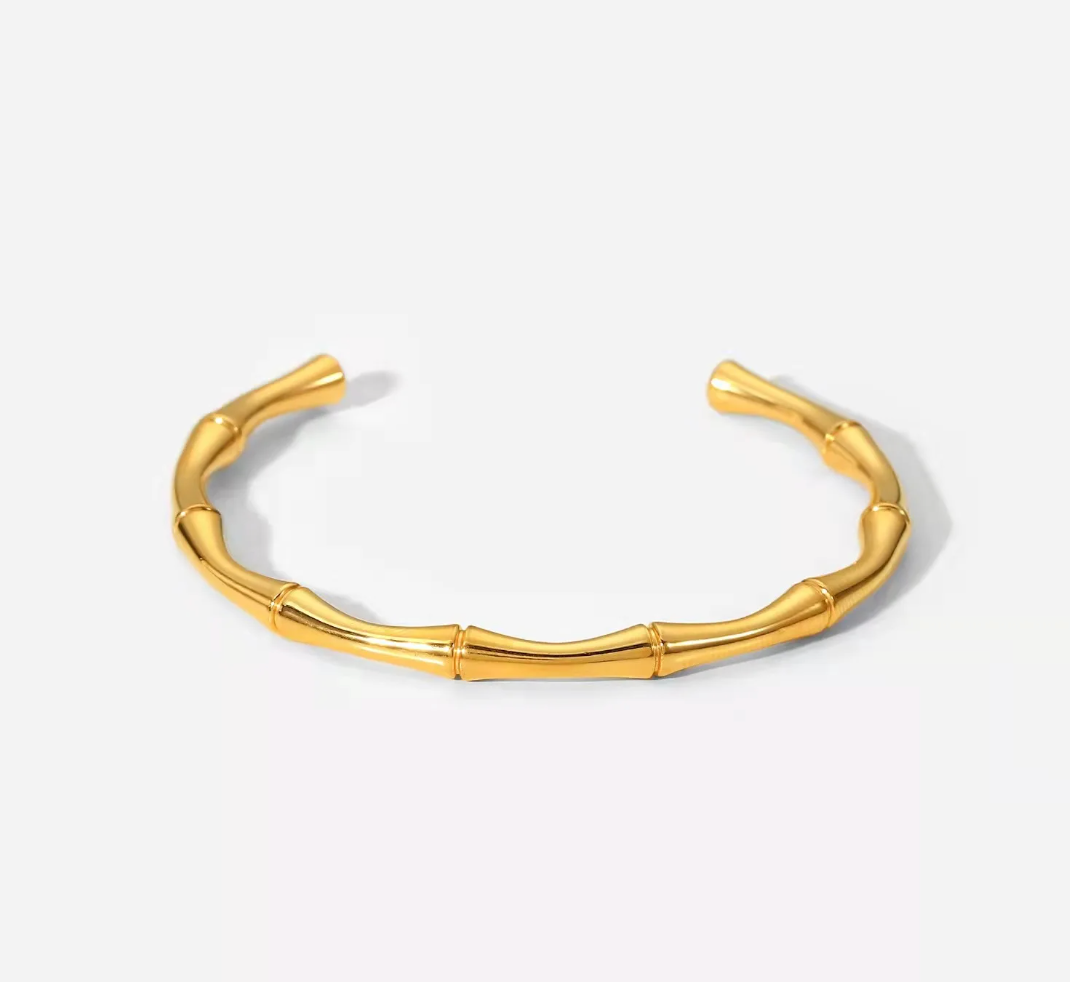 Bracelet en Plaqué Or 18 carats en style branche de forêt