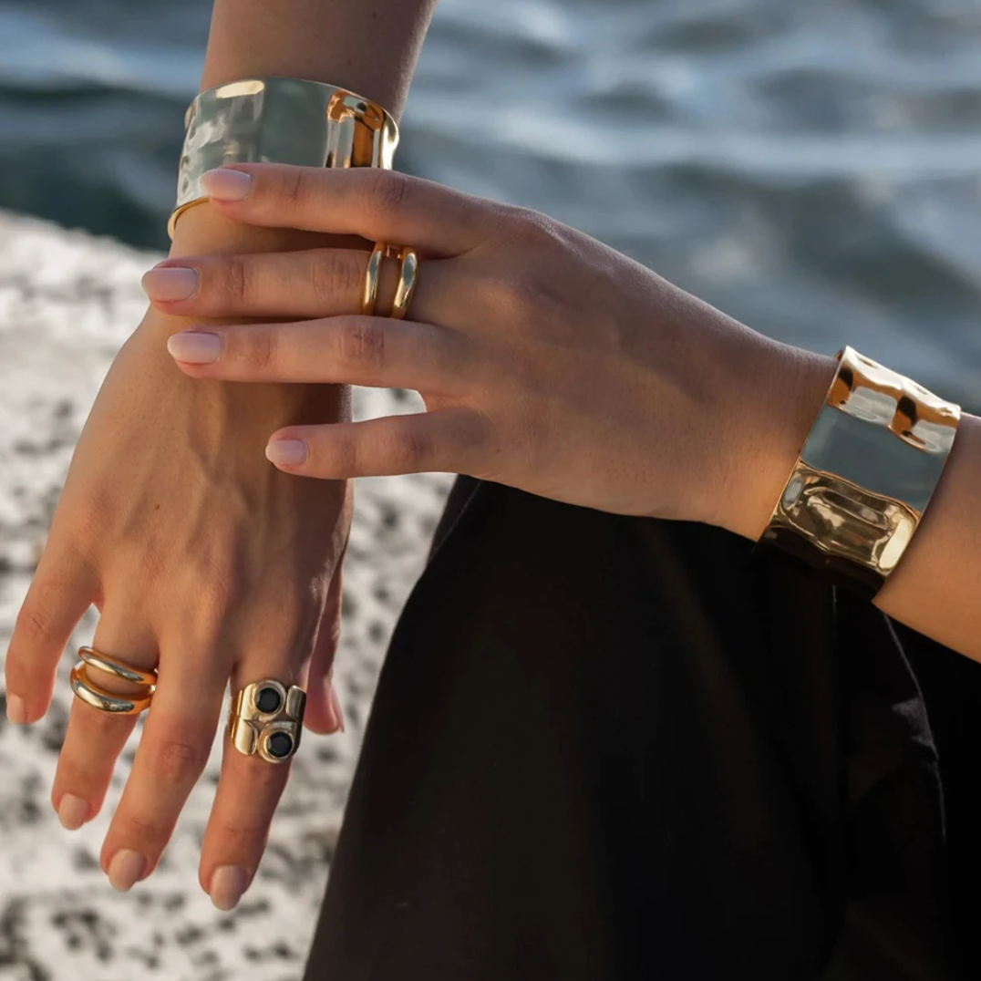 Bracelet plaqué or 18 carats style méditerranéen