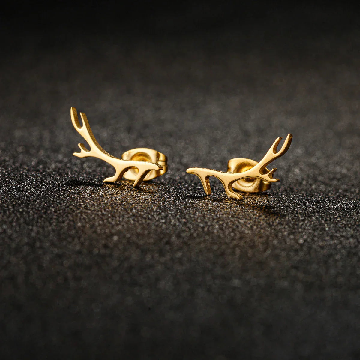 Boucles d'oreilles Fines Bois de Cerf