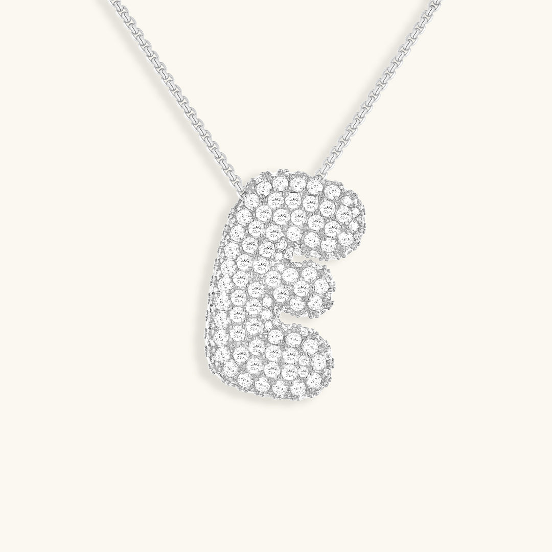 Collier initiale avec bulles Hailey