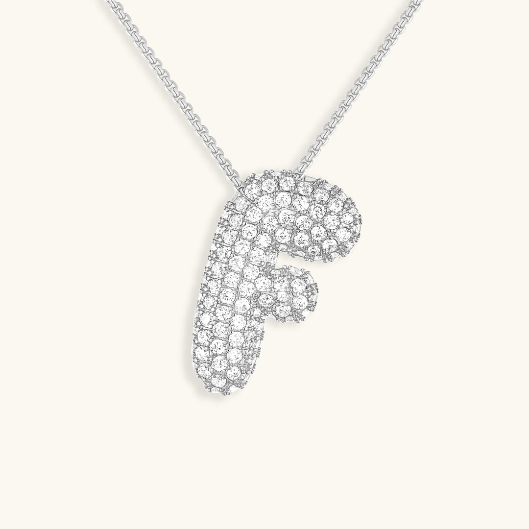 Collier initiale avec bulles Hailey