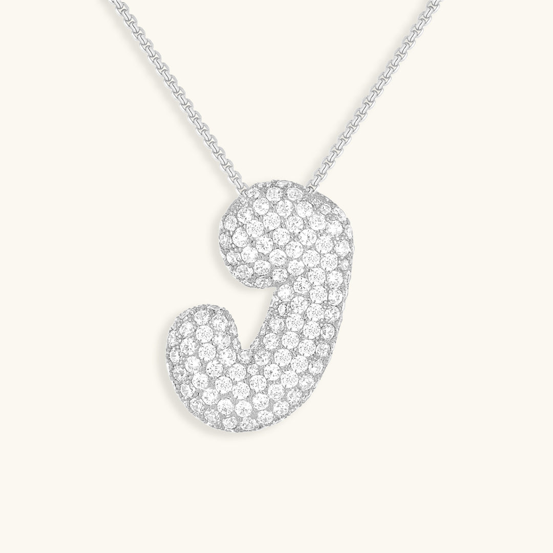 Collier initiale avec bulles Hailey