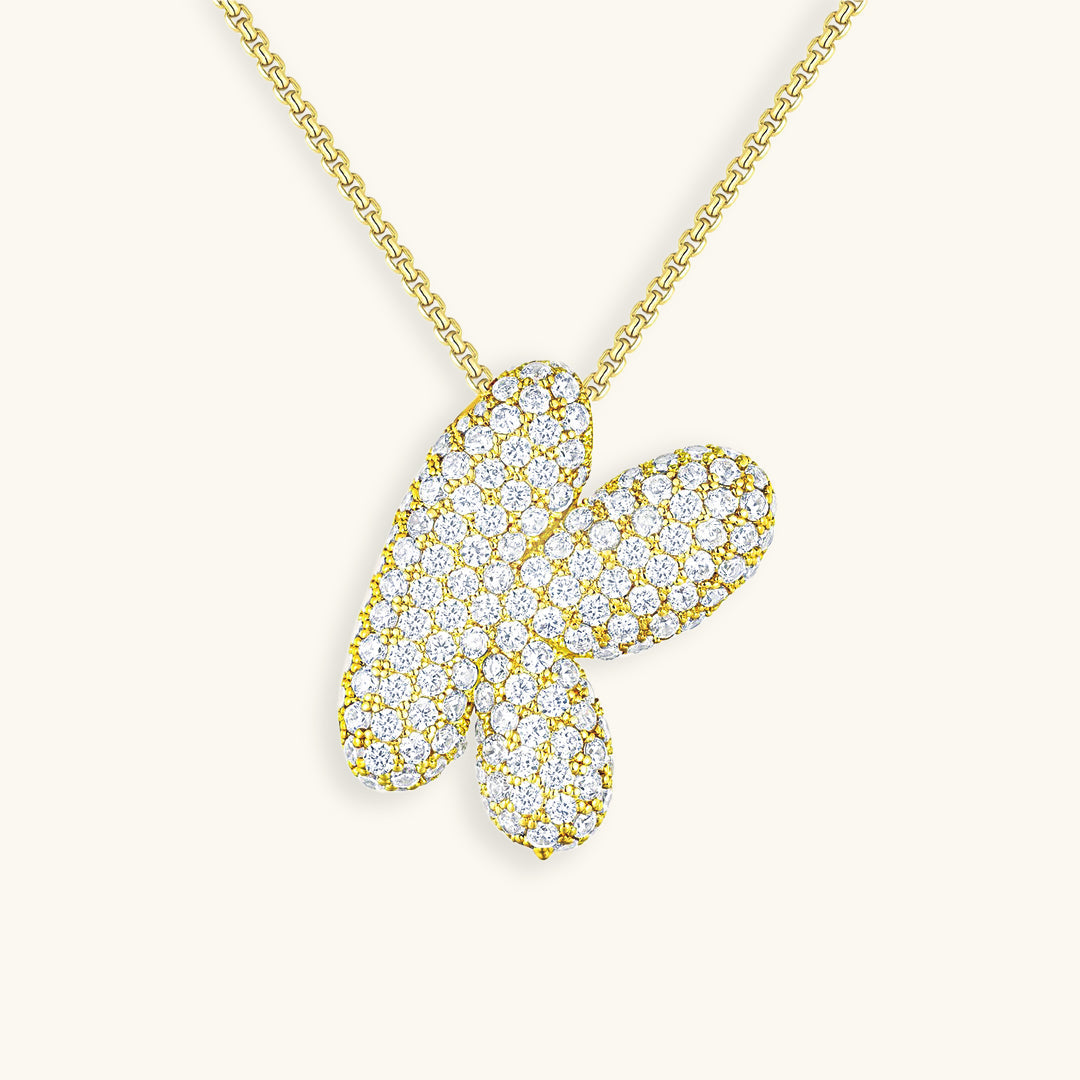 Collier initiale avec bulles Hailey