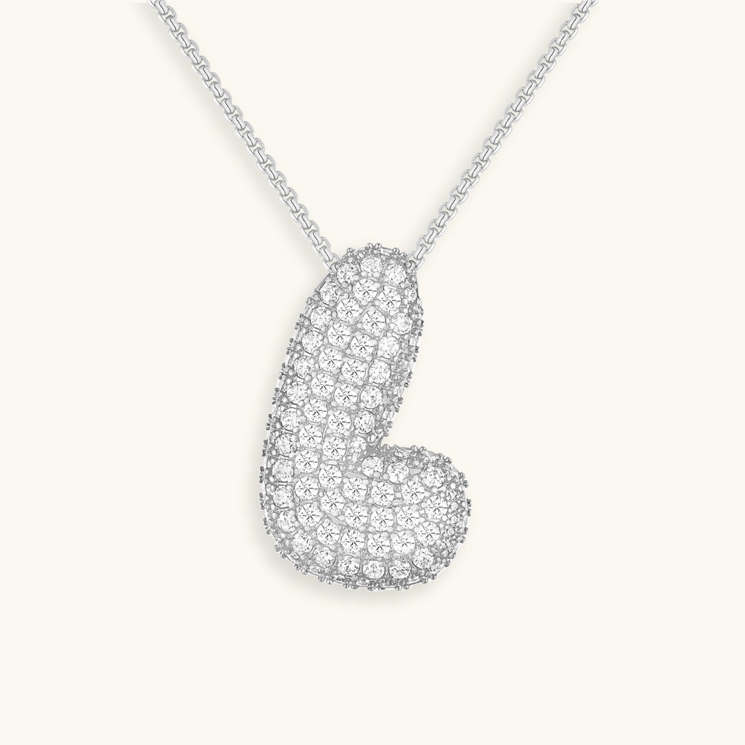 Collier initiale avec bulles Hailey