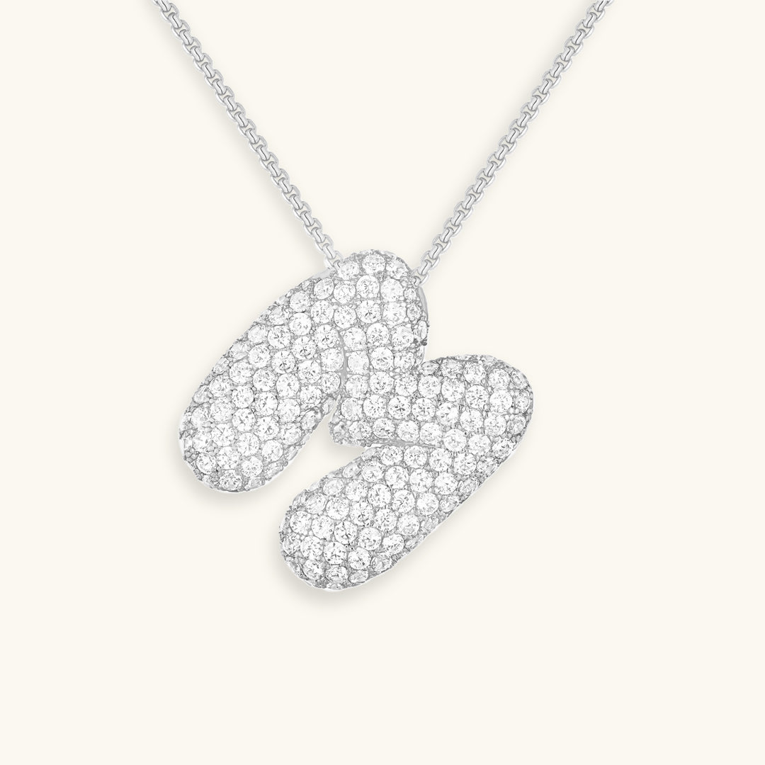 Collier initiale avec bulles Hailey