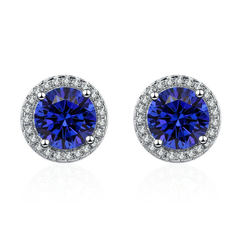 Boucles d'oreilles Lucia Celestine | Or Blanc