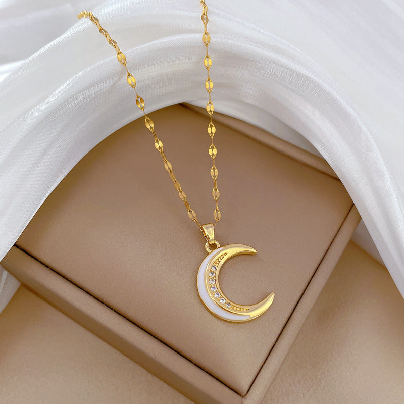 Collier doré Lunaire