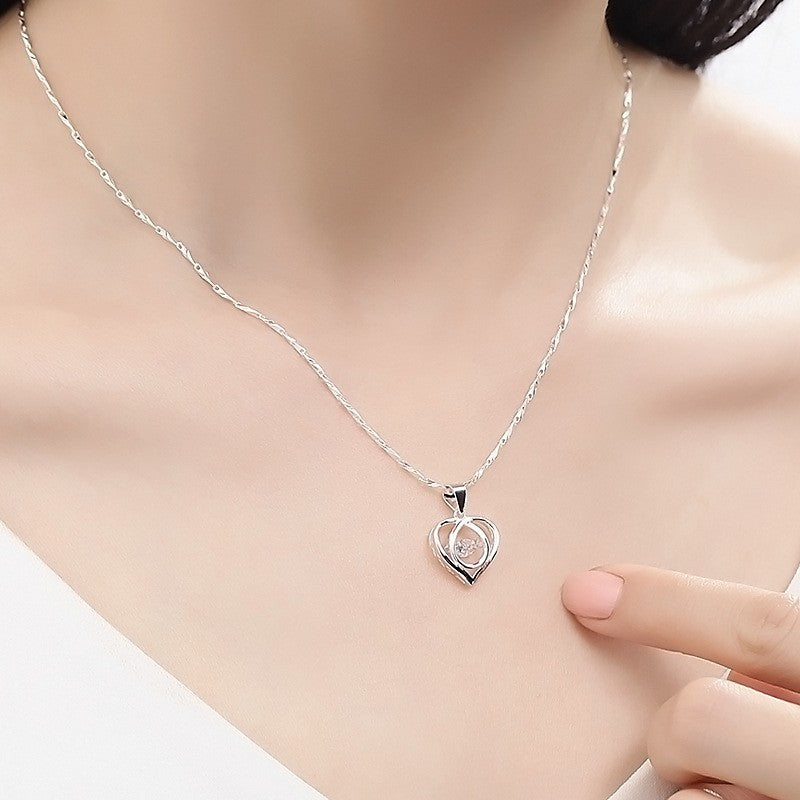 Collier cœur avec zircones Enmity