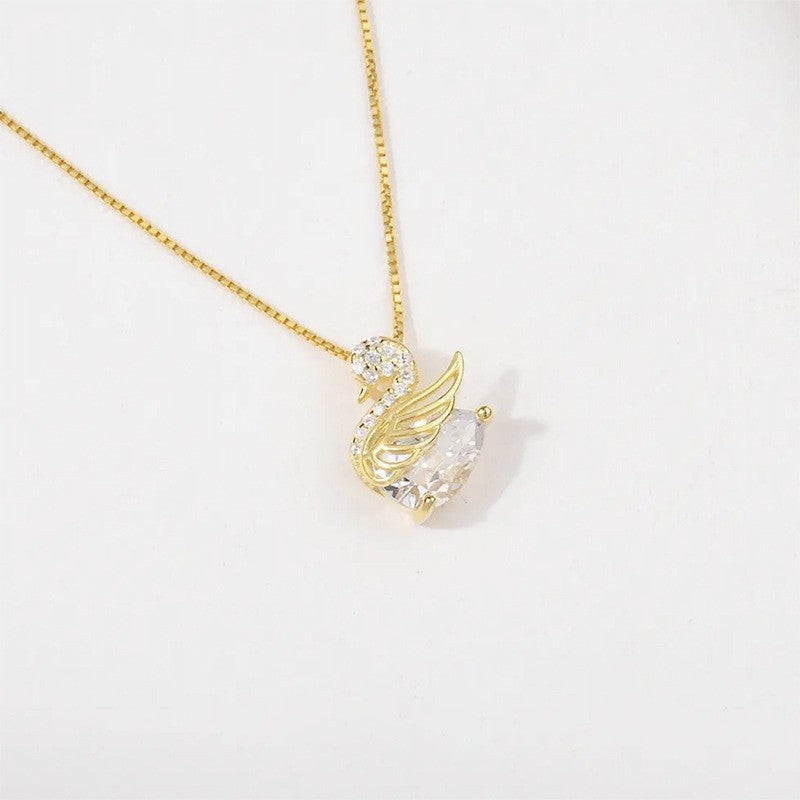 Collier Cygne de Cristal