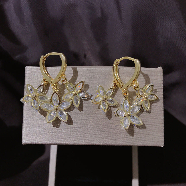 Boucles d'oreilles créatives Étoile de Printemps avec pendentif