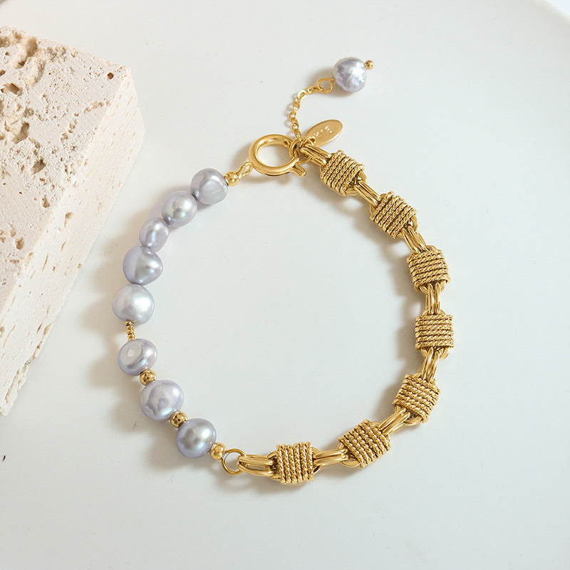 Bracelet de perles dorées Regalia