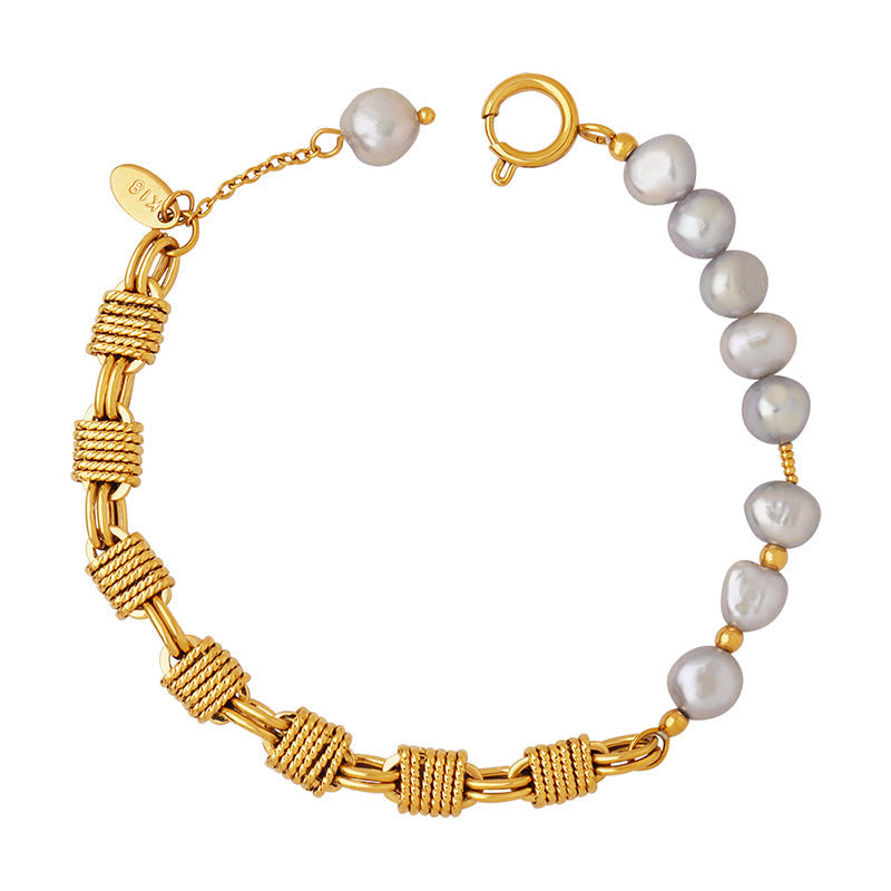 Bracelet de perles dorées Regalia