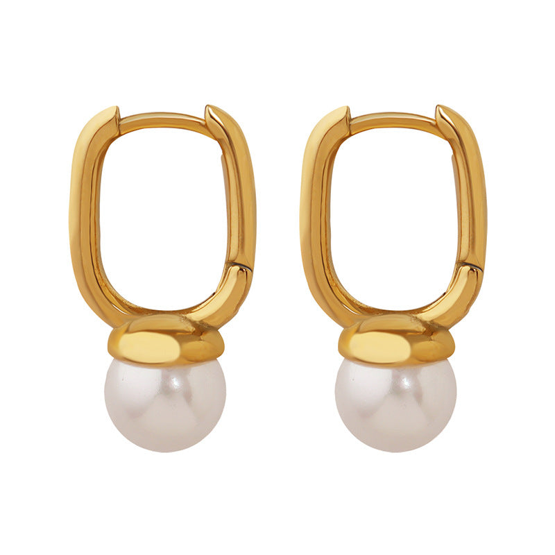 Boucles d'oreilles perles géométriques Veers