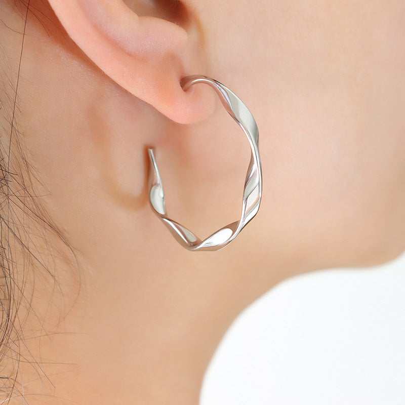 Boucles d'oreilles dorés Iris
