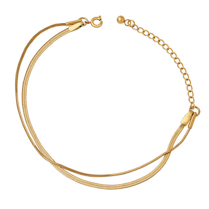 Bracelet doré double couche Classia