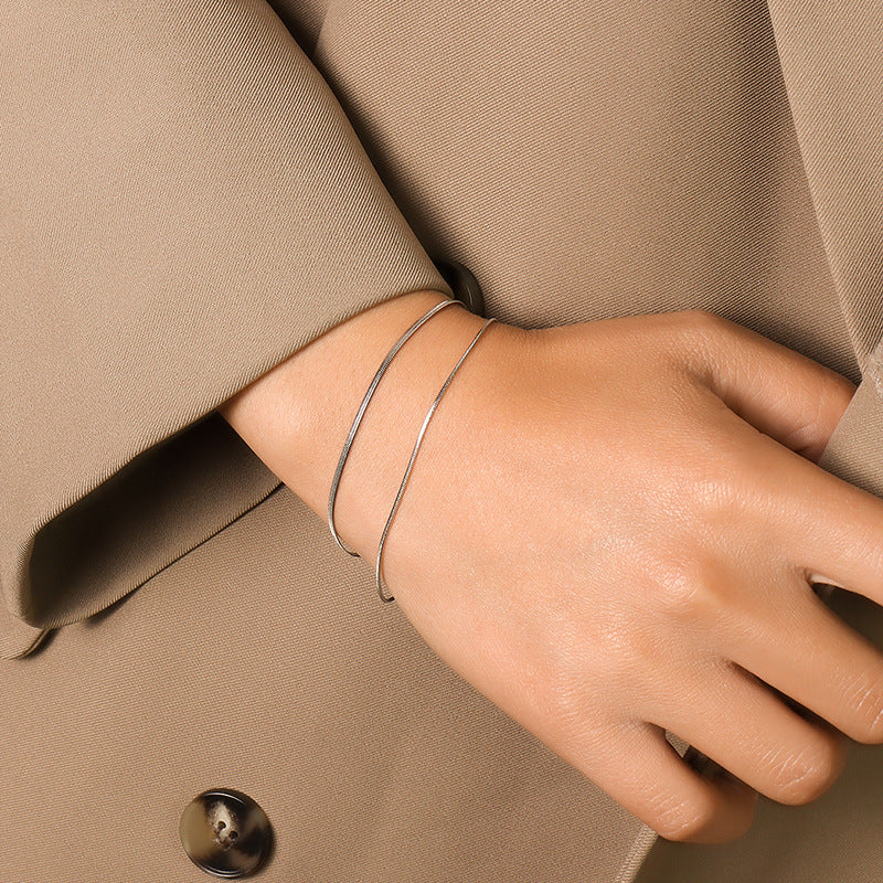 Bracelet doré double couche Classia