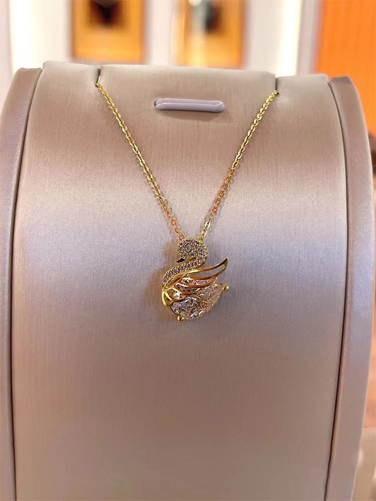 Collier Cygne de Cristal