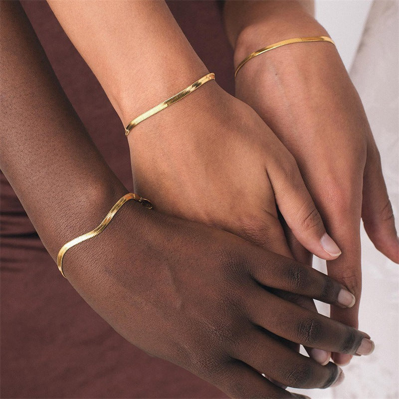 Bracelet chaîne épis Stella