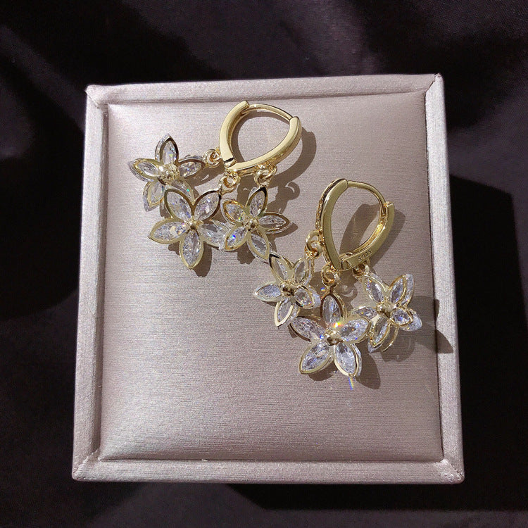Boucles d'oreilles créatives Étoile de Printemps avec pendentif