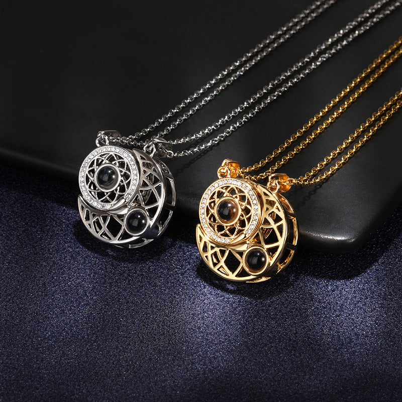 Collier 'Je t'aime jusqu'à la lune et retour'