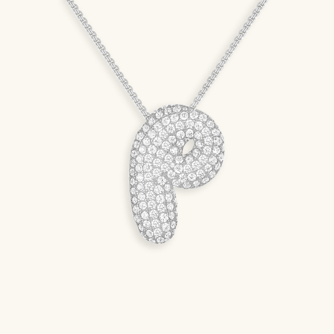 Collier initiale avec bulles Hailey