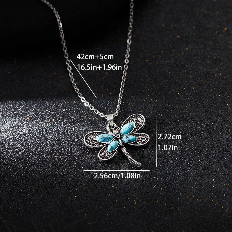 Collier Pendentif Argent Rêves de Libellule