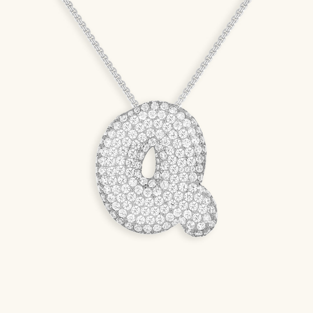 Collier initiale avec bulles Hailey