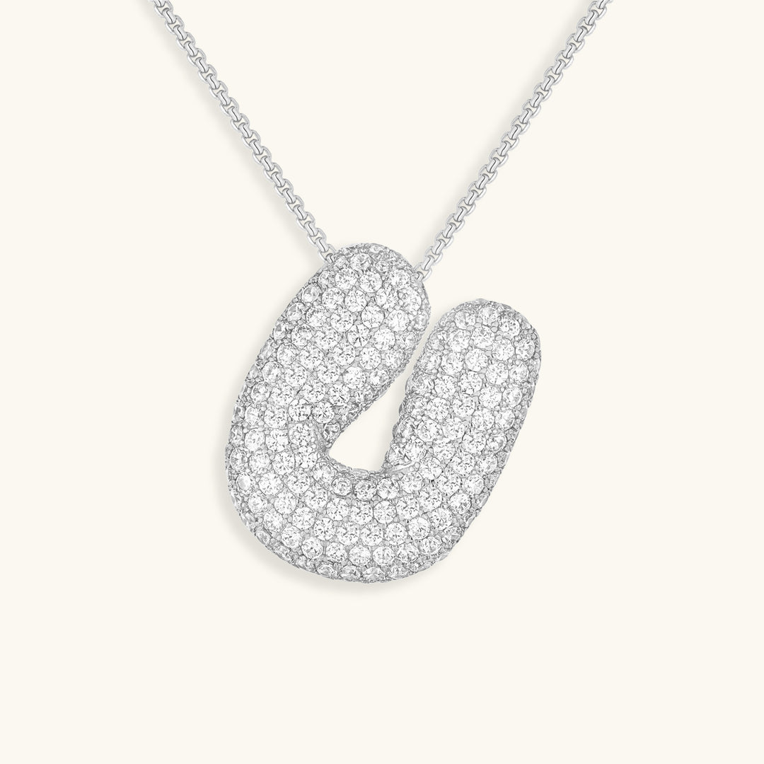 Collier initiale avec bulles Hailey