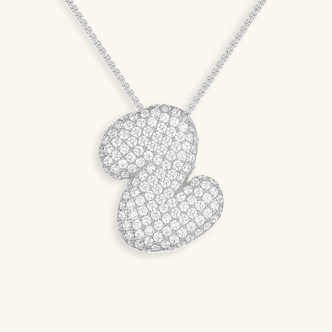 Collier initiale avec bulles Hailey