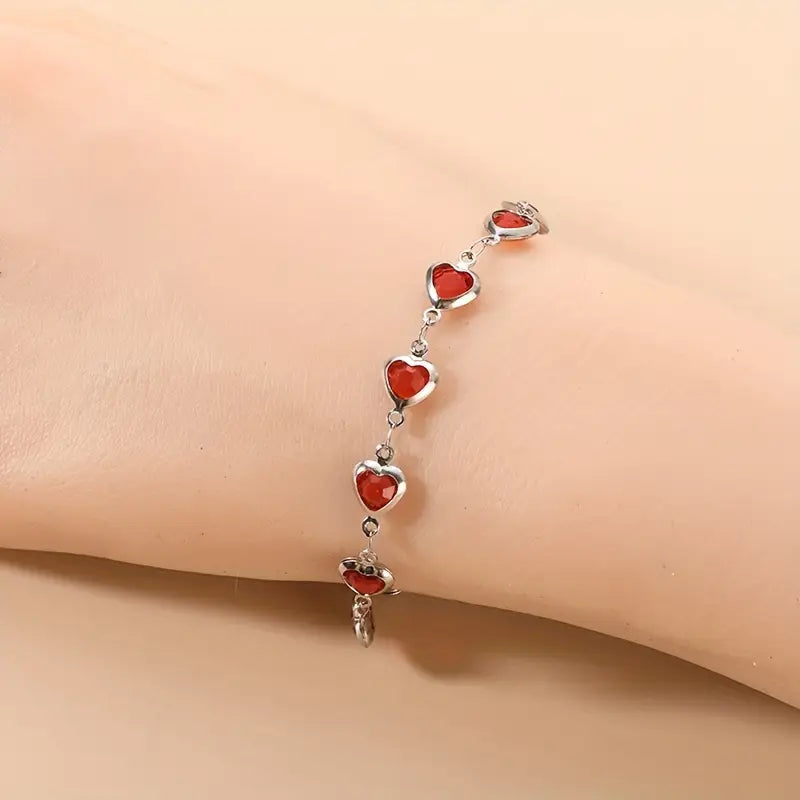 Ruby Blossom Tree Bague | Or Blanc