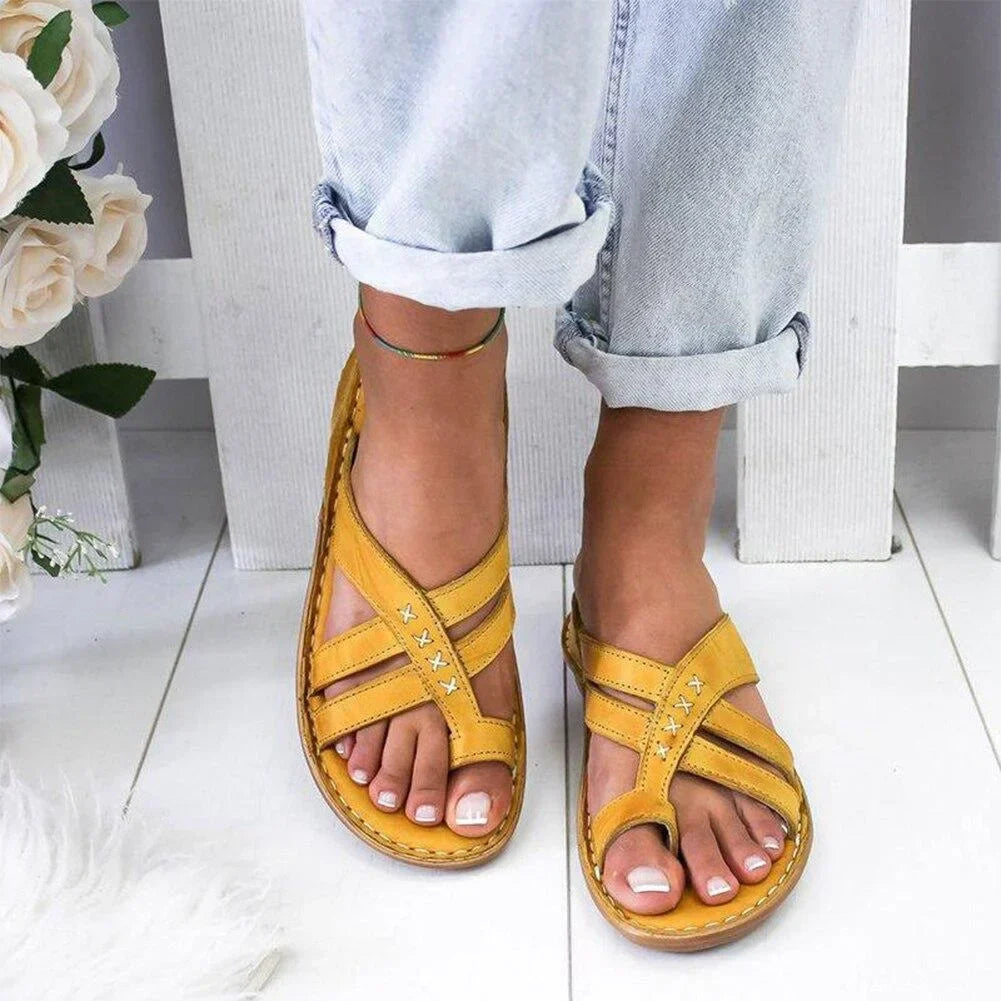 Vanessa – Sandales vintage d'été avec style unique pour femme