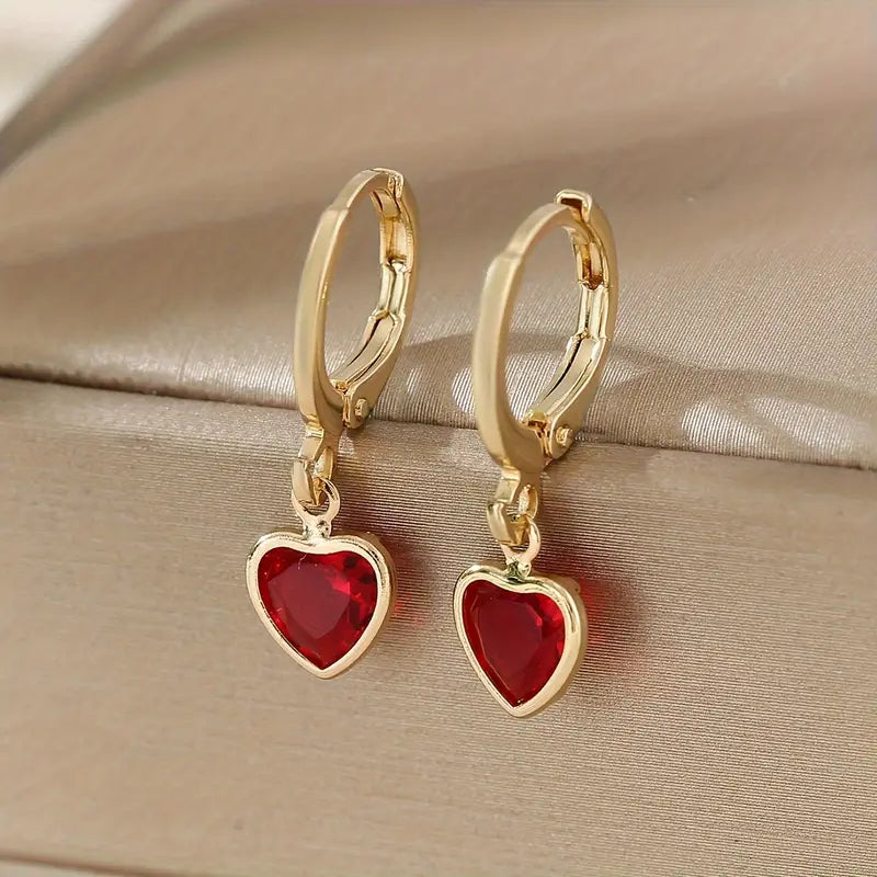 Classic Ruby Halo Bague | Or Blanc
