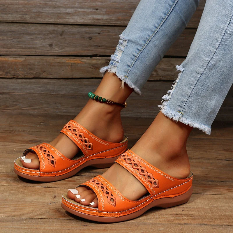 Allysson – Sandales orthopédiques avec design sophistiqué pour femme